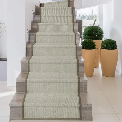 Vista 6 de iCustomRug Zara - Alfombra de sisal sintético y de tamaño personalizado, más suave que la alfombra de sisal natural, resistente a las manchas