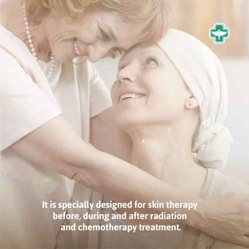 Vista 6 de Crema Oncológica 4 oz más paquete de 3 Bálsamo Labial. Hidratante para la piel estresada sometida a quimioterapia o radiación. Terapia de la piel.
