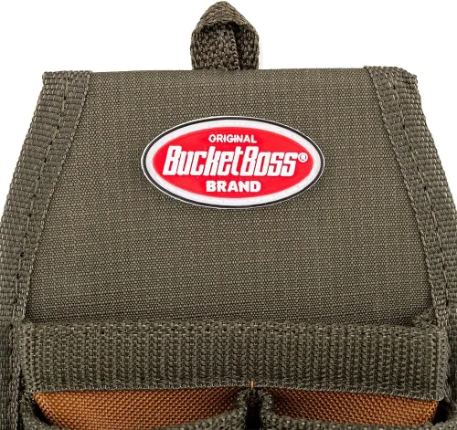 Vista 10 de Bucket Boss Funda para herramientas de cuatro barriles con solapa para caber instantáneamente sobre un cinturón o en un bolsillo de pantalones