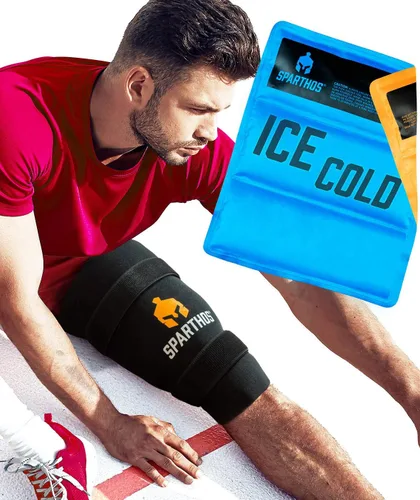 Vista 7 de Sparthos - Bolsas de hielo para lesiones (gel reutilizable en frío caliente)