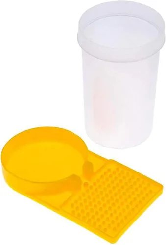 Vista 7 de Paquete de 2 alimentadores de abejas, dispensador de agua de apicultura, equipo de apicultura, colmena de miel, alimentador de entrada, herramientas