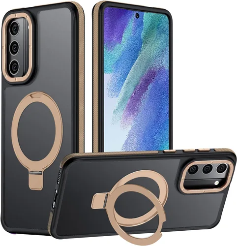 Vista 82 de Funda para Samsung Galaxy S24 Plus, soporte de anillo magnético ajustable [compatible con Magsafe], [protección a prueba de golpes de grado militar]