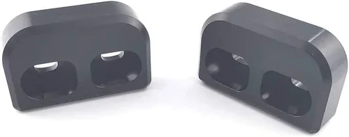 Vista 6 de MANDBOY 1990-2018 Mazda Miata Delrin Un par de bujes de puerta mecanizados CNC negros