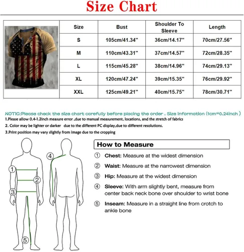 Vista 3 de EELHOE Mens 4th of July Shirt Cotton Graphic Patriotic Short Sleeve Fashionable Breathable Lightweight Loose Fit Clothes