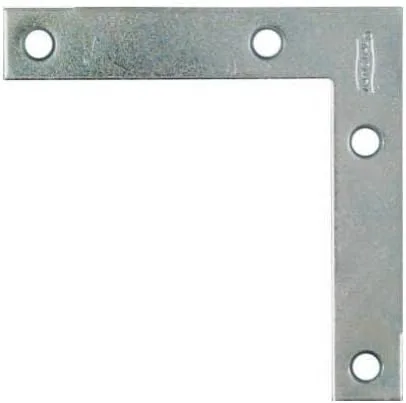 Vista 3 de NATIONAL/SPECTRUM BRANDS HHI Plancha de esquina plana N266-544 3-1/2