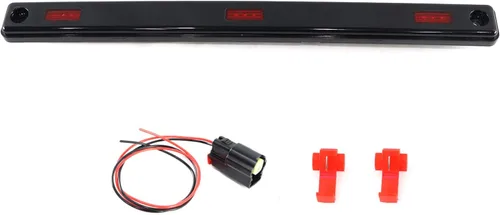 Vista 3 de Lámpara de marcador central trasera roja compatible con Ford Super Duty Dually DRW 2017-2022 con coleta