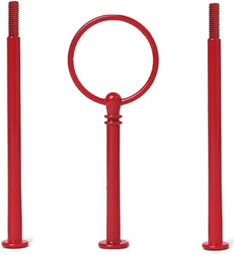 Vista 7 de Snadulor - Soporte redondo para tartas de 3 niveles y 13 pulgadas