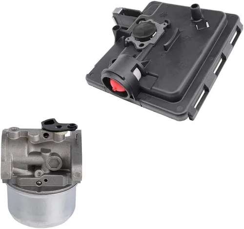 Vista 2 de Cnfaner 799868 Carburador para cortacésped 4-7 hp 498170 799872 694202 Carburador 497586 498254 790821 122000 124T02 124T05 con base de filtro