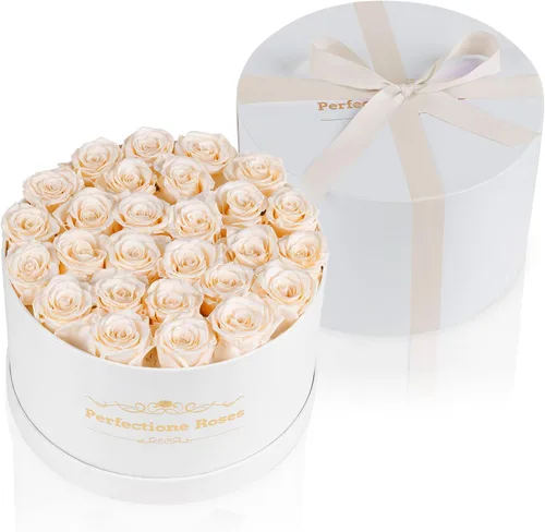 Vista 6 de Perfectione Roses 27 Rosas en una Caja, Rosa del Día de la Madre, Flores Preservadas para Ella, Flores para Entrega, Regalos de Cumpleaños