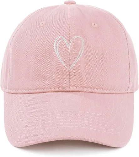Vista 13 de American Trends Gorras de béisbol para mujer, lindo corazón bordado para Armada con corazón blanco