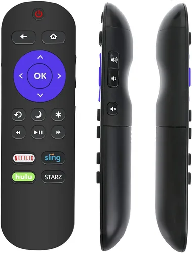 Vista 5 de Control remoto apto para todos los televisores Sharp Roku LC-32LB591U LC-32LB481U LC-43LB481C LC-43LB481U LC-43LBU591U LC-43LB601U LC-50LB601U