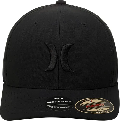 Vista 5 de Hurley Sombrero negro Flexfit One And Only para hombres