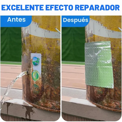 Vista 4 de ADHES - Cinta de butilo impermeable, cinta de papel de aluminio de 2 pulgadas x 16 pies, cinta selladora de butilo para reparación de caravanas Gris