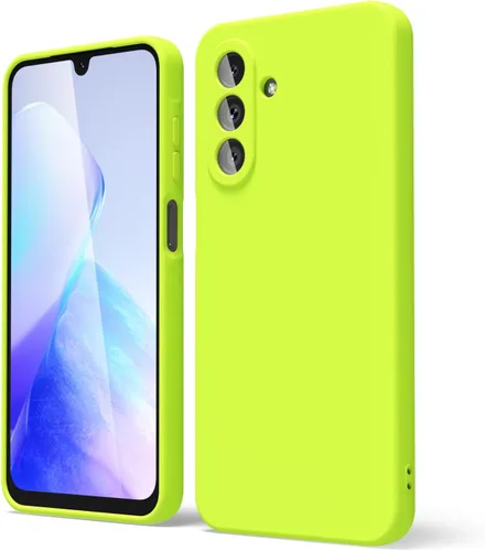 Vista 128 de oakxco Funda para teléfono Samsung Galaxy A12 con agarre de silicona líquida, linda delgada fina suave cubierta de gel de goma TPU lisa para mujeres