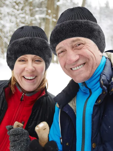Vista 4 de Blulu Máscara de esquí para hombres de punto máscara facial completa de invierno pasamontañas de 1 agujero sombrero de esquí para clima frío hombres