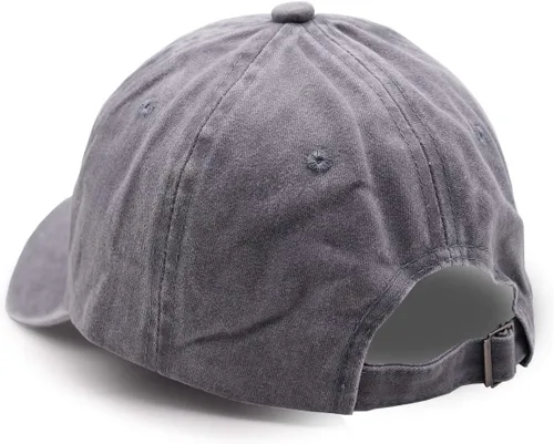 Vista 5 de KKMKSHHG Unisex Papa Bear Denim Hat Adjustable Washed Dyed Cotton Dad Baseball Caps