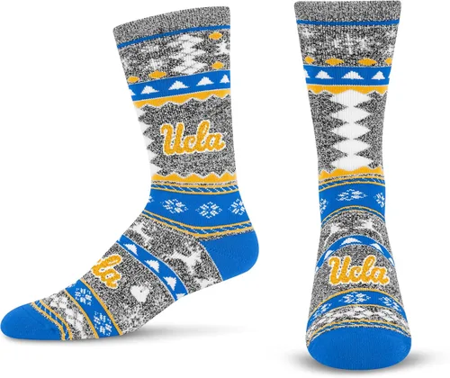 Vista 15 de For Bare Feet Ugly Holiday Sweater Crew Sock NCAA