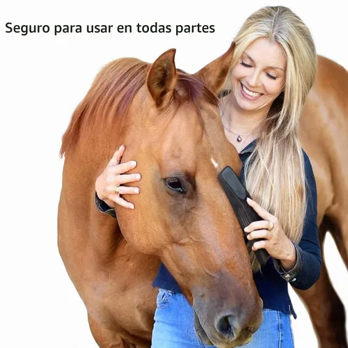 Vista 2 de StripHair Gentle Groomer - Original para caballos perros masaje de aseo 6 en 1
