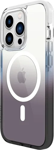 Vista 6 de Prodigee iPhone 14 Pro Max Safetee Flow Night + Mag Multicolor translúcido Prueba de caídas Cubierta de doble capa Compatible con carga NOCHE