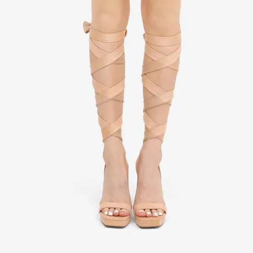 Vista 4 de DREAM PAIRS Sandalias de tacón bajo para mujer SDHS2318W