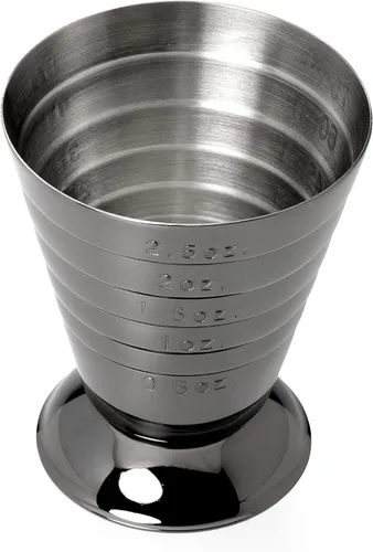 Vista 5 de Barfly Taza medidora de barra, 2.5 onzas., Gun Metal Black