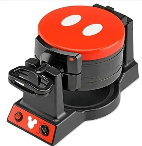Vista 2 de Disney Mickey Mouse MIC-62 - Máquina para hacer gofres con doble tapa