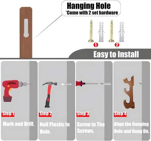 Vista 6 de Soporte Katana de 3 niveles, soporte de pared para espada, soporte de espada samurái, soporte de espada samurai de madera de 9.4 pulgadas, apto