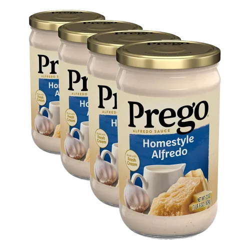 Vista 11 de Prego Homestyle Alfredo - Salsa para pasta, tarro de 14.5 onzas