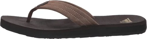 Vista 15 de Quiksilver Men's Carver Suede 3 Point Flip Flop Athletic Sandal