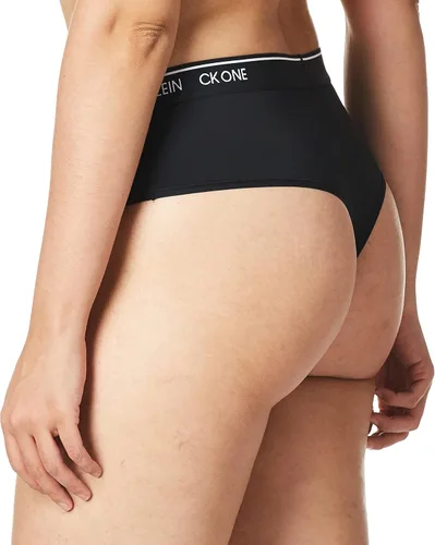 Vista 3 de Calvin Klein Womens Ck One Micro High-Waist Thong Panty