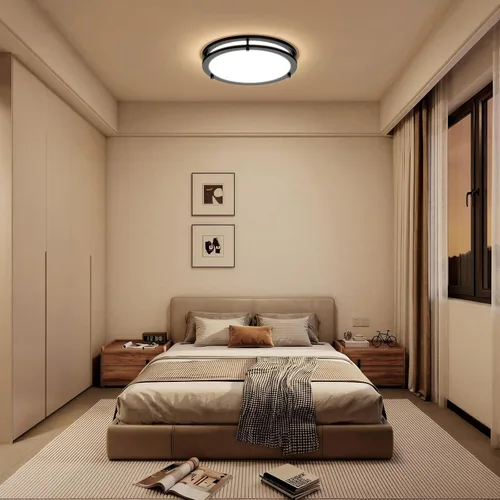 Vista 7 de Kalium - Lámpara de techo LED con control remoto de 10 pulgadas, lámpara de techo empotrada, 18W 3000K-6000K temperatura de color ajustable