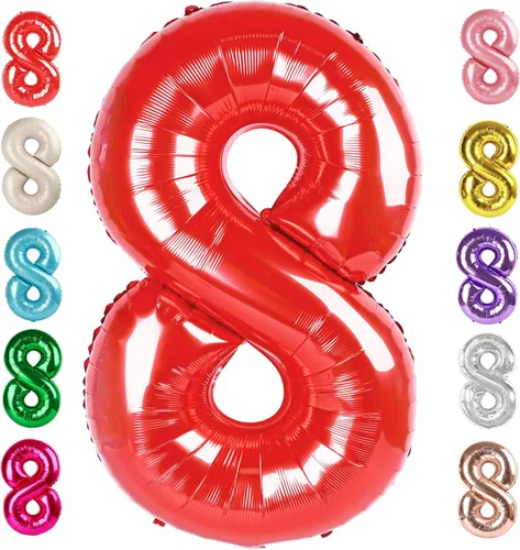 Vista 49 de Globos del números 0 de 40 pulgadas para formar los números 10, 20, 30, 40, 50, 60, 70, 80, 90, 100, para decoración de cumpleaños, bodas, eventos