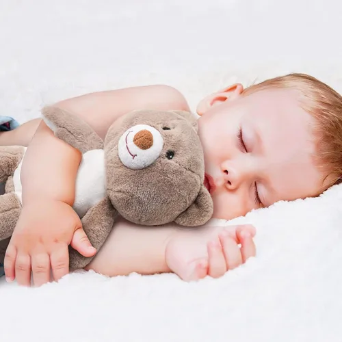 Vista 2 de DEARBABY Mamá Sosegón para Bebé, Juguetes Esenciales para Recién Nacidos de 0 a 6 Meses, Máquina de Sonido para Niña para Navidad para Guardería