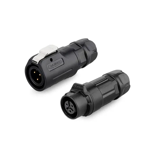 Vista 18 de CNLINKO LP-12 Conector de 2 pines IP68 Enchufe eléctrico circular impermeable para equipos al aire libre Maquinaria industrial solar DC 12V M12 2-8