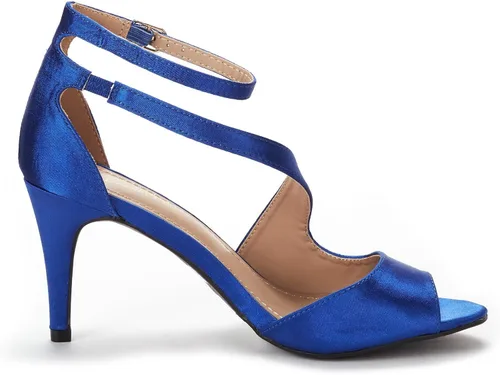 Vista 4 de DREAM PAIRS NILE Fashion Stilettos - Sandalias de tacón con punta abierta para mujer