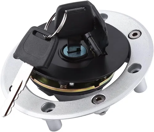 Vista 5 de Cubierta de combustible de gas de aluminio con 2 llaves para Suzuki -R600, R750, R1000, GSXR1300, TL1000S, TL1000R, Katana, SV650 / SV650S