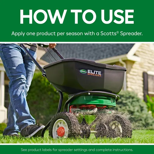 Vista 3 de Scotts Turf Builder - Paquete de cuidado de césped de 3 bolsas para césped