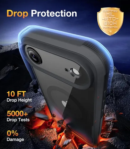 Vista 129 de DIACLARA - Funda transparente compatible con iPhone XR 6.1 pulgadas 2018
