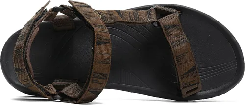 Vista 4 de Sandalias deportivas para hombre, sandalias de senderismo de espuma EVA, suela intermedia para exteriores, con soporte de arco, zapatos de agua
