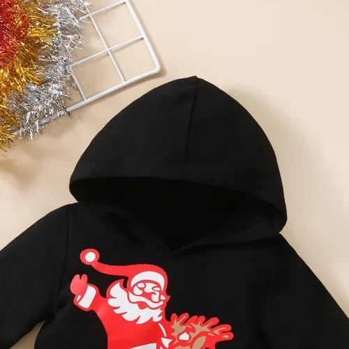 Vista 3 de Sudadera con capucha para bebé de Halloween con cremallera, unisex, de manga larga, con capucha