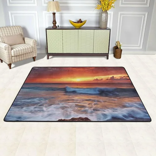 Vista 12 de Area Rugs for Living Room 36X24 inch Non-Slip Doormat Low Profile Floor Mats Retro Camera Area Rug Entrance Mat Machine Washable Carpet for Bedroom