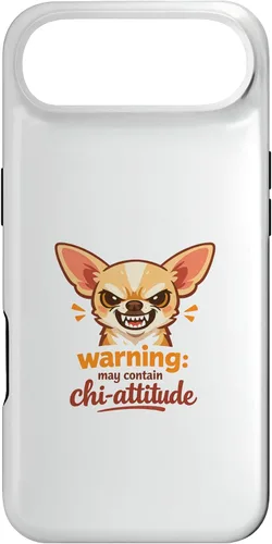 Vista 26 de Chihuahua Attitude Warning - Carcasa para iPhone XR