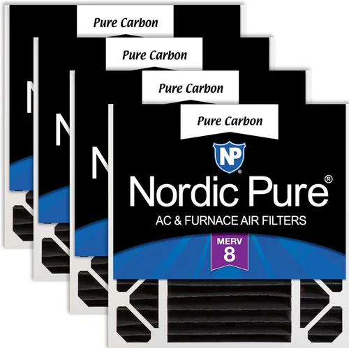 Vista 38 de Nordic Pure 20 x 20 x 5 (19_5/8 x 19_7/8 x 4_3/8) Honeywell/Lennox MERV 8 filtro de aire de repuesto, 1 paquete