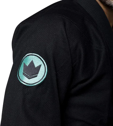 Vista 6 de KINGZ Classic 3.0 Brazilian Jiu Jitsu Gi - Kimono BJJ ligero para hombre - IBJJF Legal - 450gsm Pearl Weave Pro Competition