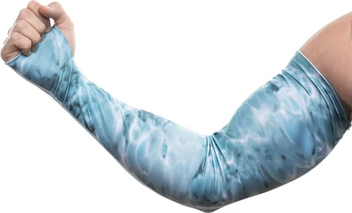 Vista 7 de Aqua Design Arm Sun Sleeves para hombres Protección UV Antebrazo Compresión Cubiertas