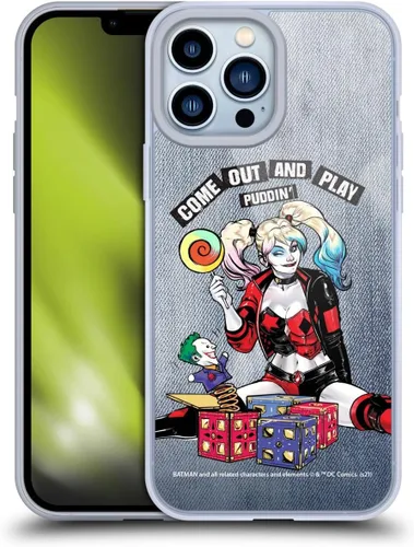 Vista 33 de Head Case Designs Funda de gel suave con licencia oficial de Batman DC Comics Bubblegum Harley Quinn Graphics compatible con Apple iPhone 7