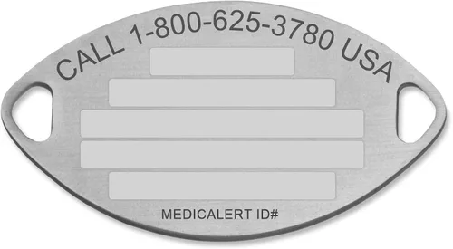 Vista 8 de MEDICALERT Pulseras de alerta médica para mujeres y hombres, pulseras de identificación médica para mujeres Pulsera de grabado personalizada