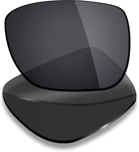Vista 2 de Mryok 4 pares de lentes polarizadas de repuesto para gafas de sol Oakley Deviation - Stealth BlackFire RedIce BlueSilver Titanium