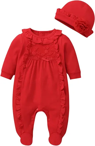 Vista 4 de TBUIALL My First Valentines Day - Polo para niña de 6 meses, ropa de invierno, medias de otoño