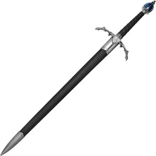 Vista 3 de Espada de fantasía personalizada de 38 pulgadas con vaina, grabado gratuito